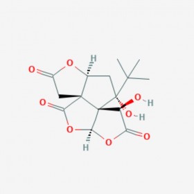 白果內酯 Bilobalide 33570-04-6 C15H18O8