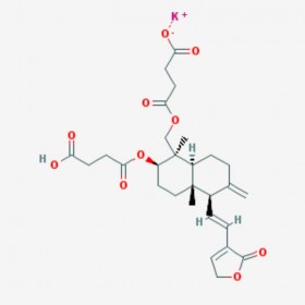 穿琥寧 Kalii Dehydrographolidi Succinas 76958-99-1 C28H35KO10