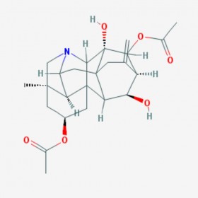 關附甲素 Guan-fu base A  1394-48-5 C24H31NO6