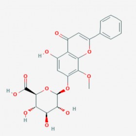 漢黃芩苷 Wogonoside 51059-44-0 C22H20O11