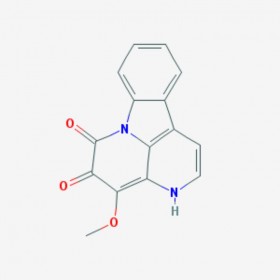 苦木酮堿 5-Hydroxy-4-methoxycanthin-6-one 18110-86-6 C15H10N2O3