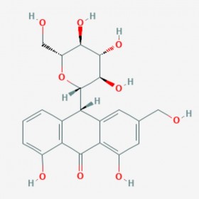 蘆薈苷A Darbaloin 1415-73-2 C21H22O9