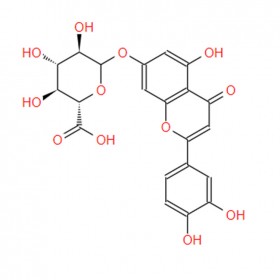 木犀草素-7-O-β-D-葡萄糖醛酸苷 Luteolin-7-glucuronide 29741-10-4 C21H18O12