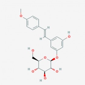 去氧土大黃苷 trans-Desoxyrhaponticin 30197-14-9 C21H24O8