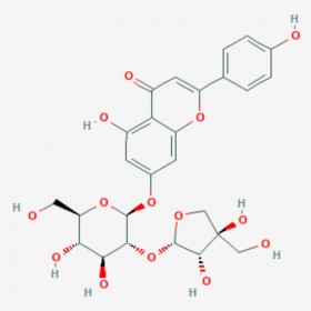 芹菜苷 Apiin 26544-34-3 C26H28O14
