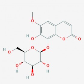 秦皮苷 Fraxin 524-30-1 C16H18O10