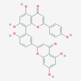 穗花杉雙黃酮 Amentoflavone 1617-53-4 C30H18O10