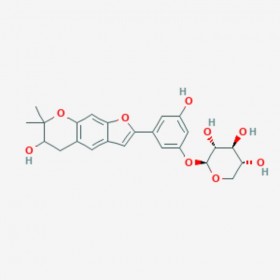 桑皮苷C Mulberroside C 102841-43-0 C24H26O9