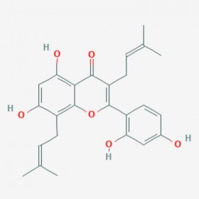 桑黃酮  Mulberrin  62949-79-5 C25H26O6
