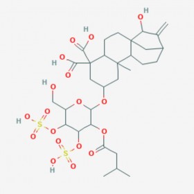 羧基蒼術苷 Gummiferin  33286-30-5 C31H44O18S2.2K