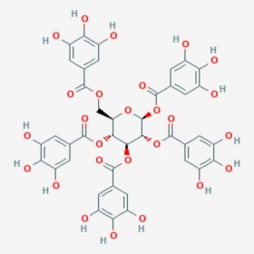 1,2,3,4,6-O-五沒(méi)食子酰葡萄糖 Pentagalloylglucose  14937-32-7 C41H32O26