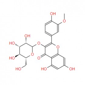 異鼠李素-3-O-β-D-半乳糖苷 Isorhamnetin-3-O-galactoside 6743-92-6 C22H22O12