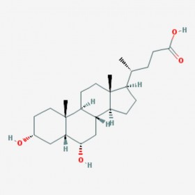 豬脫氧膽酸 Hyodeoxycholic acid  83-49-8 C24H40O4