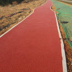 透水混凝土路面 無砂透水混凝土 彩色透水混凝土材料廠家 透水混凝土專用膠 送貨到工地