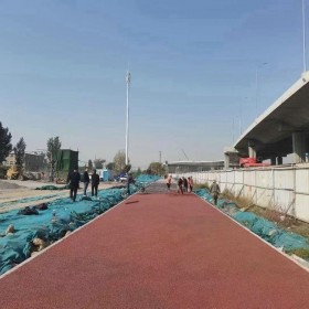 透水混凝土街道 彩色透水綠道 生態透水路面 廠家免費指導 送貨到工地