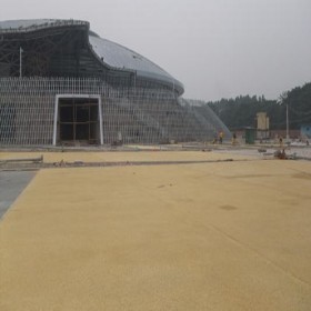 彩色地面透水混凝土 人行道彩色透水混凝土 露骨彩色透水混凝土 詢價