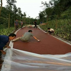 彩色耐磨混凝土 彩色地面透水混凝土 c20透水混凝土生產廠家