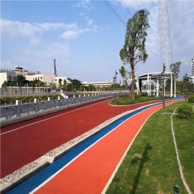 宜賓市 透水彩色混凝土 操場彩色混凝土 透水性混凝土彩色路面 透水地坪 廠家報價