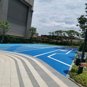 湖南 彩色強固透水混凝土 細粒式彩色混凝土 無砂透水混凝土 生態透水地坪 生產廠家