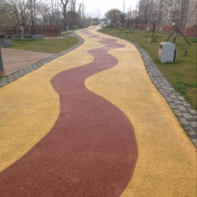 南川區 透水性混凝土彩色路面 生態透水水泥混凝土 海綿城市透水砼 材料廠家現貨供應