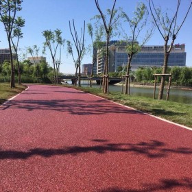 滁州市 生態透水混凝土 普通彩色透水混凝土 車行彩色透水混凝土路 施工單位