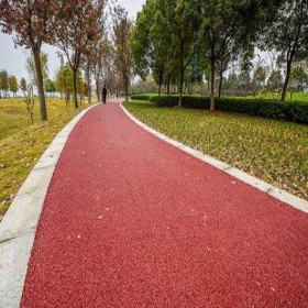 六安市 生態透水混凝土 彩色透水混凝土道路 彩色透水砼 透水地坪生產廠家