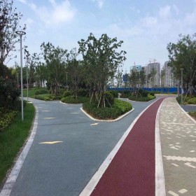 江西 商業(yè)街彩色混凝土 生態(tài)透水混凝土材料 海綿城市道路 量大送貨到工地免費技術指導