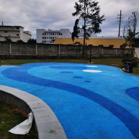 遵義市 透水混凝土 生態透水混凝土 彩色整體透水混凝土 專業彩色透水混凝土修補