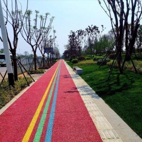 彩色地面混凝土 花紋景觀彩色混凝土 海綿城市透水砼 廠家免費指導施工