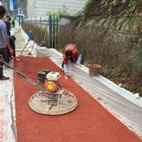 透水砼增強劑廠家 透水地坪地面公司 透水混凝土的廠家