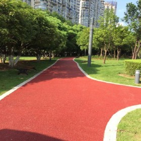 透水混凝土街道 彩色混泥土透水地坪 生態透水砼 口碑廠家直銷