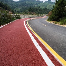 貴陽市 彩色透水混凝土罩面劑 透水混凝土道路 彩色透水地坪 工程報價