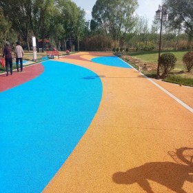 彩色地面透水混凝土 生態(tài)透水混泥土路面 海綿城市道路 批發(fā)價(jià)格