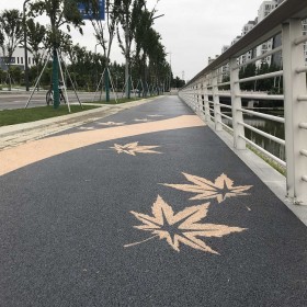 騰沖市 透水彩色地坪 生態透水道路 彩色透水路面 質量優先