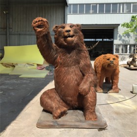 戶外公園動物模型 仿真北極熊