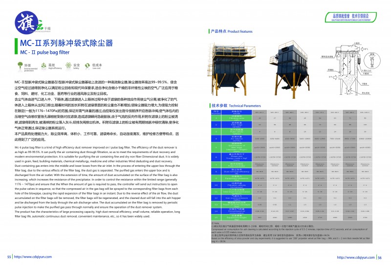 125中智旗云產品圖冊新  脈沖袋式除塵器